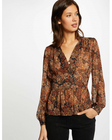 Blusa Estampada de Manga Larga Morgan | Jayme Shop