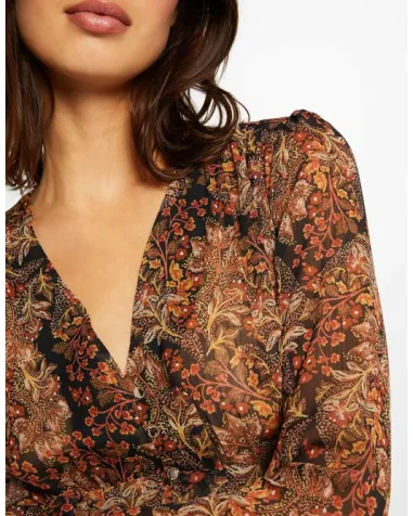 Blusa Estampada de Manga Larga Morgan | Jayme Shop