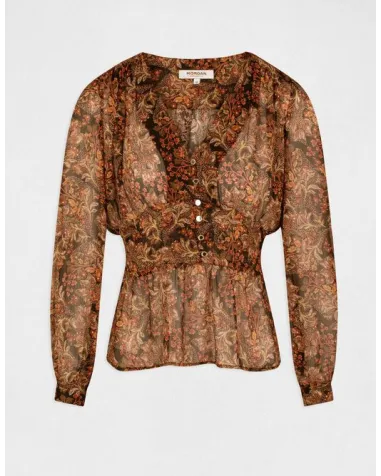 Blusa Estampada de Manga Larga Morgan | Jayme Shop