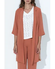 Guardapolvo con Cuello de Solapas Hongo | Jayme Shop