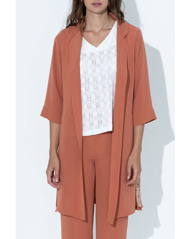 Guardapolvo con Cuello de Solapas Hongo | Jayme Shop