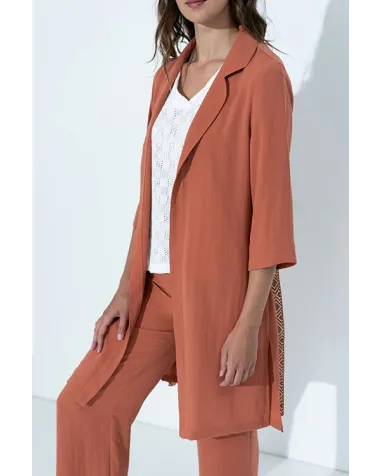 Guardapolvo con Cuello de Solapas Hongo | Jayme Shop