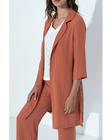 Guardapolvo con Cuello de Solapas Hongo | Jayme Shop