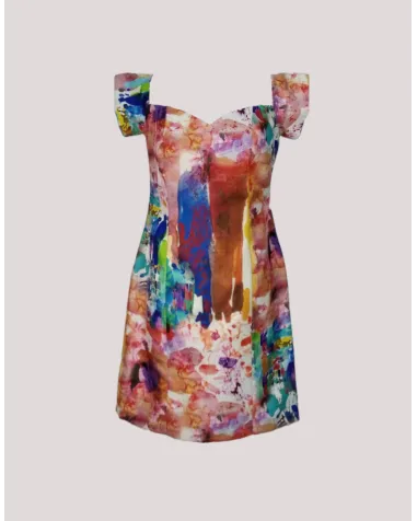 Vestido Corto Multicolor Ce Rober | Jayme Shop