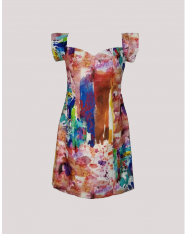 Vestido Corto Multicolor Ce Rober | Jayme Shop