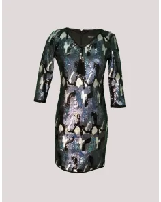 Vestido Corto de Lentejuelas Oky | Jayme Shop