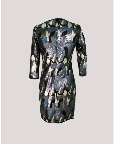 Vestido Corto de Lentejuelas Oky | Jayme Shop