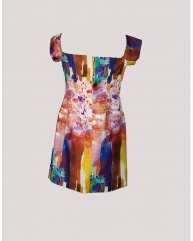 Vestido Corto Multicolor Ce Rober | Jayme Shop