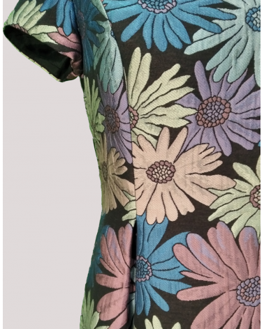 Vestido Estampado con falda de Palas Carla Ruiz | Jayme Shop