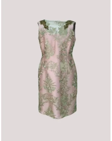 Vestido Bordados Dorados Matilde Cano | Jayme Shop