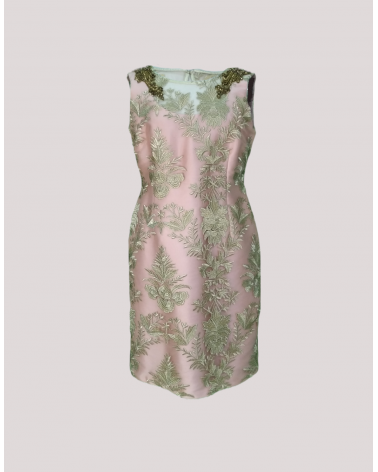 Vestido Bordados Dorados Matilde Cano | Jayme Shop