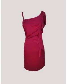 Vestido Corto Asimétrico Nenette | Jayme Shop