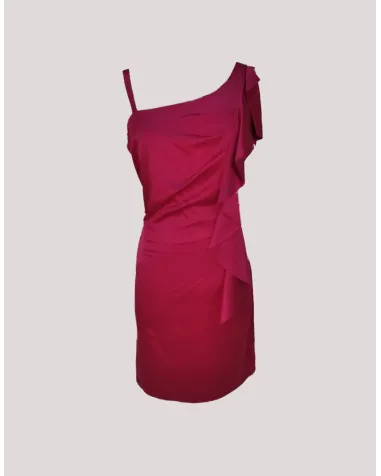 Vestido Corto Asimétrico Nenette | Jayme Shop