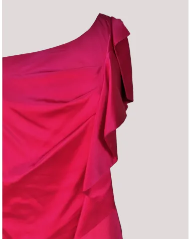 Vestido Corto Asimétrico Nenette | Jayme Shop