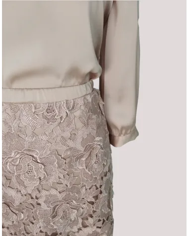 Conjunto de Blusa Lisa y Falda Matilde Cano | Jayme Shop