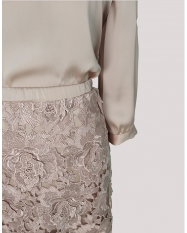 Conjunto de Blusa Lisa y Falda Matilde Cano | Jayme Shop