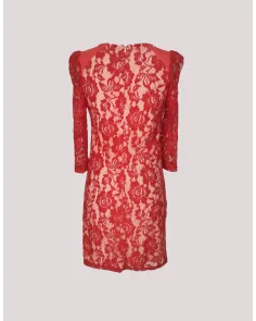 Vestido Corto con manga transparente Little Mistress | Jayme Shop 2