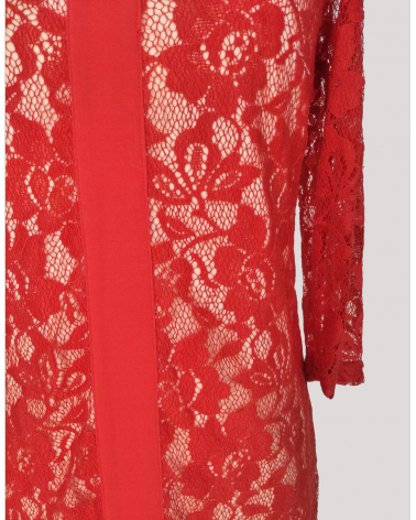 Vestido Corto con manga transparente Little Mistress | Jayme Shop