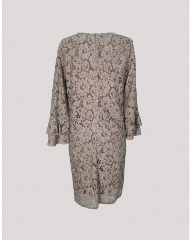 Vestido Corto de Encaje con Volantes Oky | Jayme Shop