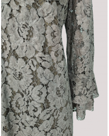 Vestido Corto de Encaje con Volantes Oky | Jayme Shop