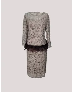 Conjunto de Blusa y Falda de Encaje Oky | Jayme Shop