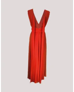 Vestido Largo en Gasa Charo Azcona | Jayme Shop 2