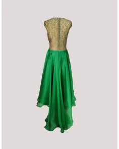 Vestido de Seda con Cola Valerio Luna | Jayme Shop 2