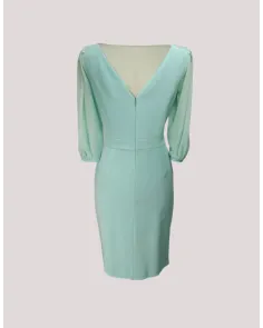 Vestido Escote en V de Gasa Susana Lirola | Jayme Shop 2