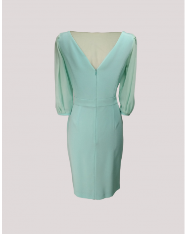 Vestido Escote en V de Gasa Susana Lirola | Jayme Shop