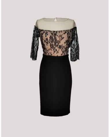 Vestido Tul con Encaje Jaime | Jayme Shop