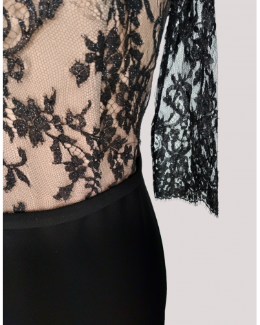 Vestido Tul con Encaje Jaime | Jayme Shop