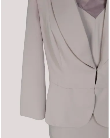 Conjunto de Chaqueta y Vestido Rosa Carla Ruiz | Jayme Shop