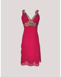 Vestido de Gasa y Lentejuela Passione | Jayme Shop