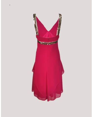 Vestido de Gasa y Lentejuela Passione | Jayme Shop