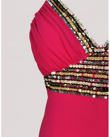 Vestido de Gasa y Lentejuela Passione | Jayme Shop