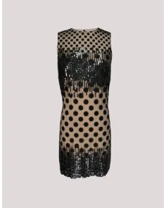 Vestido Corto Ajustado con Lentejuelas Matilde Cano | Jayme Shop