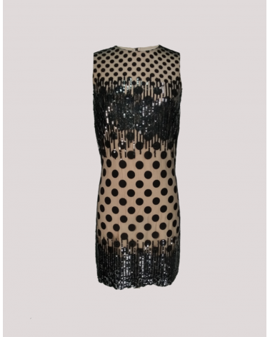 Vestido Corto Ajustado con Lentejuelas Matilde Cano | Jayme Shop