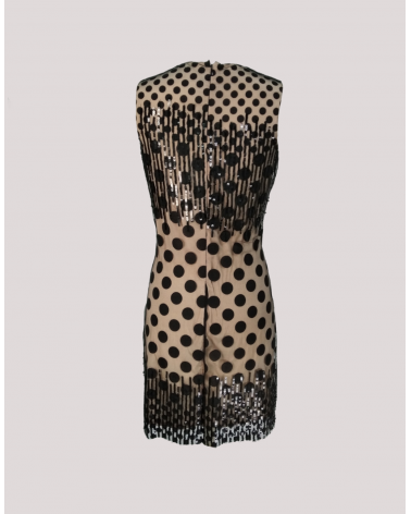 Vestido Corto Ajustado con Lentejuelas Matilde Cano | Jayme Shop