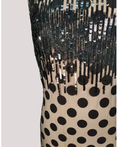 Vestido Corto Ajustado con Lentejuelas Matilde Cano | Jayme Shop