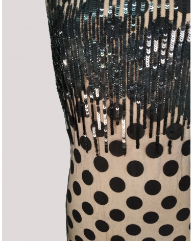 Vestido Corto Ajustado con Lentejuelas Matilde Cano | Jayme Shop