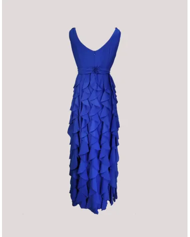 Vestido Largo con Volantes Oky | Jayme Shop