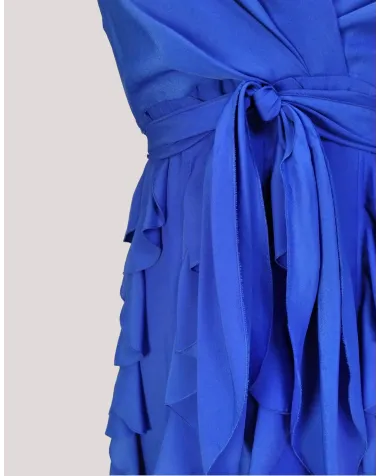 Vestido Largo con Volantes Oky | Jayme Shop