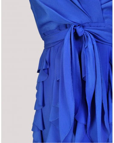 Vestido Largo con Volantes Oky | Jayme Shop