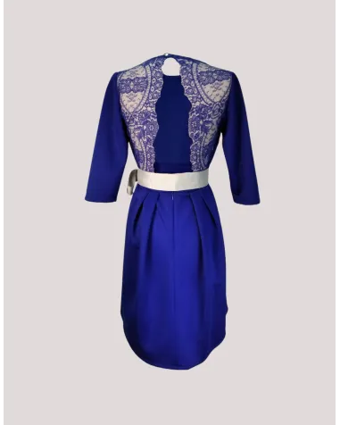 Vestido con Espalda de Encaje Máss Matilde Cano | Jayme Shop