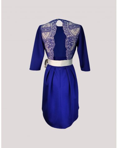 Vestido con Espalda de Encaje Máss Matilde Cano | Jayme Shop