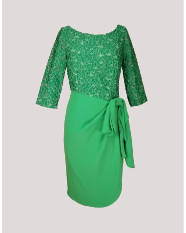 Vestido Corto Doble Tejido  Bambola | Jayme Shop