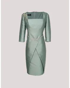 Vestido Corto Mikado Raffaello | Jayme Shop