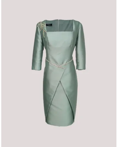 Vestido Corto Mikado Raffaello | Jayme Shop