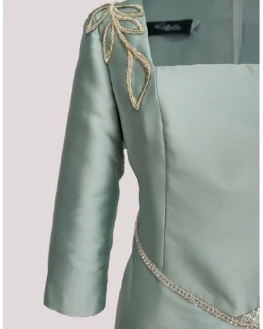 Vestido Corto Mikado Raffaello | Jayme Shop