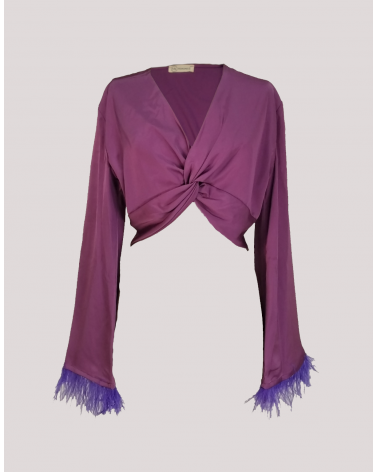 Top Corto con Plumas Mironcé | Jayme Shop